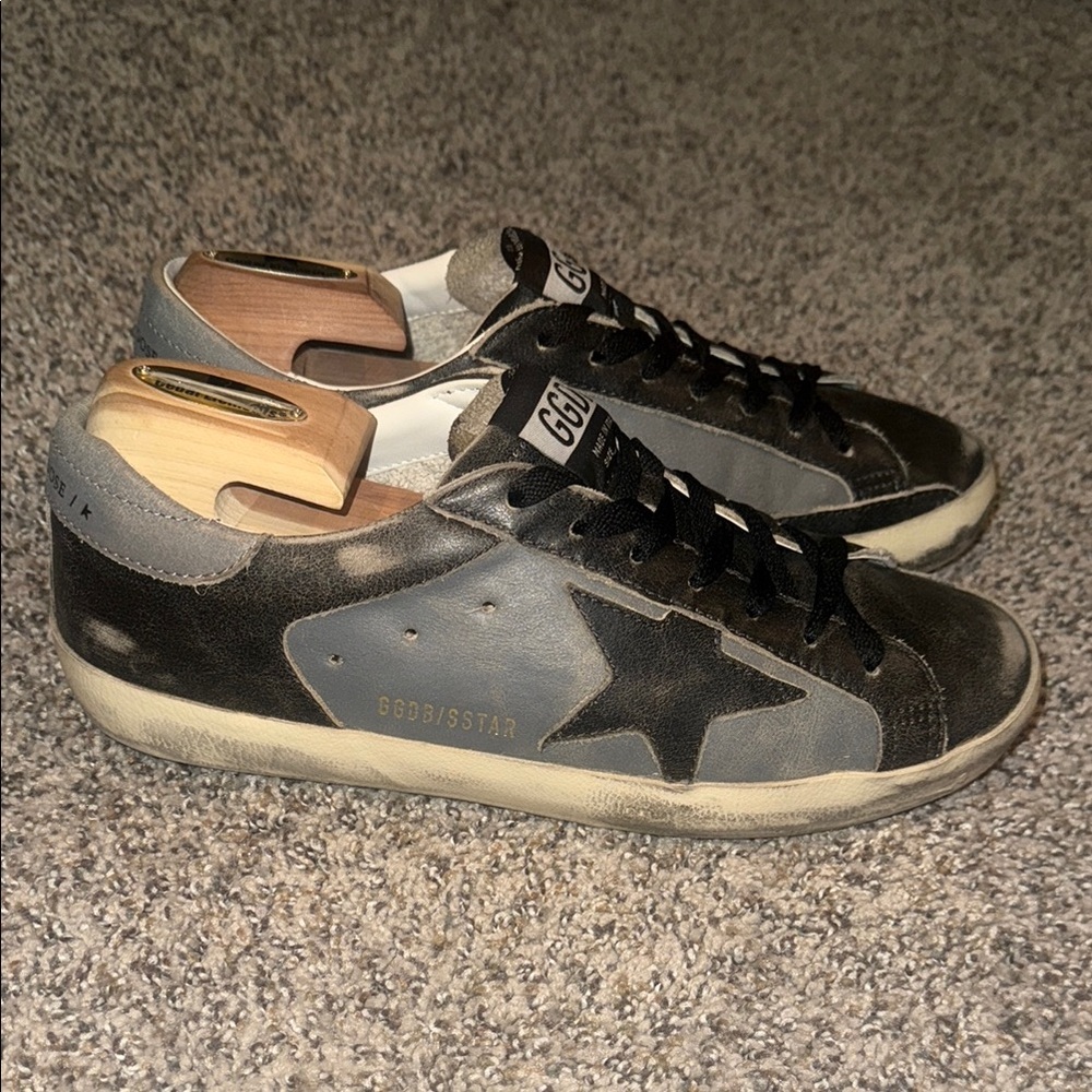 Golden Goose Black and Gray Sneakers